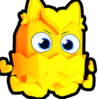 Gold Lovely Wolf