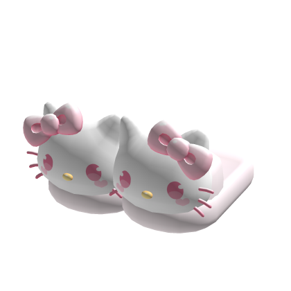♡ kitty pink slippers