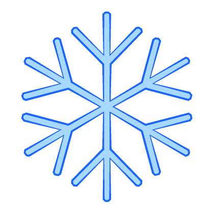 ❄️ Neon light snowflake wall decor