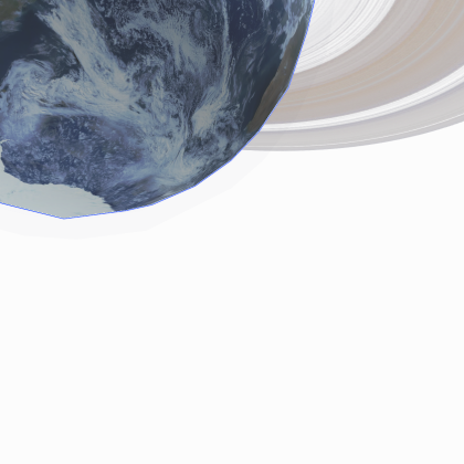 Earth with ring hd