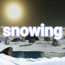 snowing