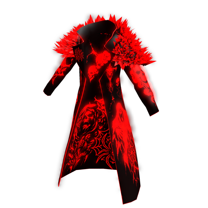 Jacket long red emission