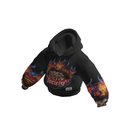 SCORCH Black Society Hoodie Boxy