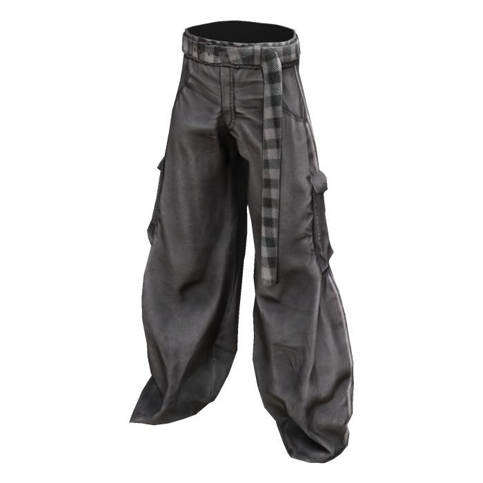 Cargo Trousers-White