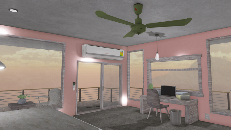 Modern House with Air conditioners V.1 screenshot 4