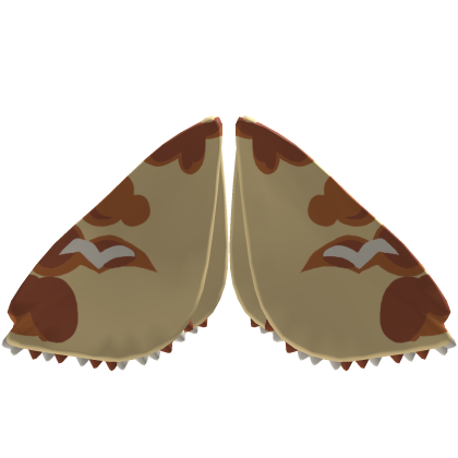 Yellow and Brown Moth Wings Roblox item