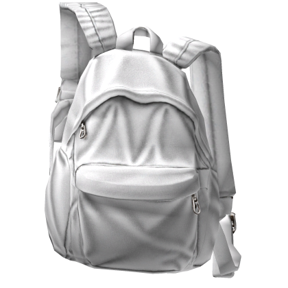 Washed White Single Strap Backpack (1.0)