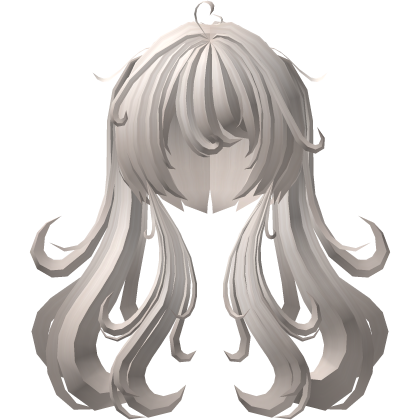 cute swirly pigtails in blonde Roblox item