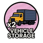 2x Vehicle Storage