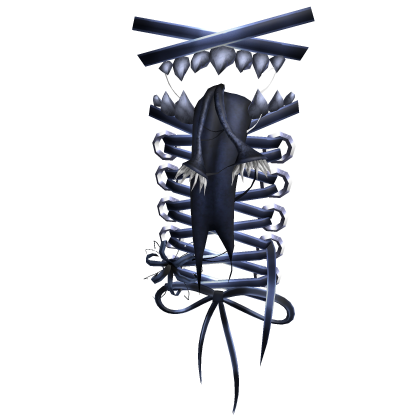Blue Creepycore Back Monster Stitches