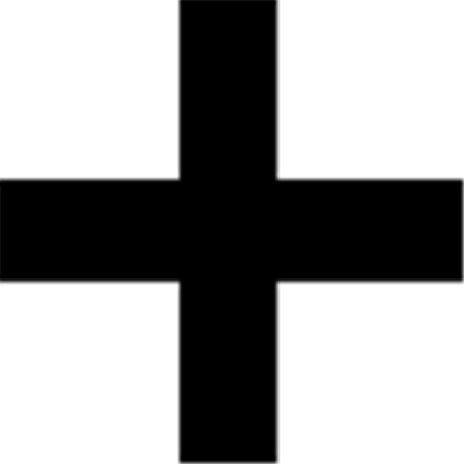 Plus sign Roblox decal