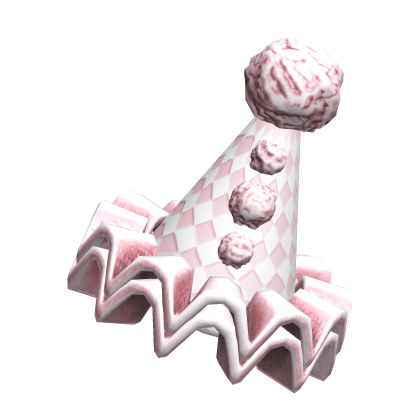 Pink Clown Party Hat