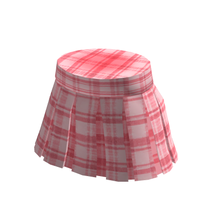 Pink Plaid Mini Skirt thumbnail
