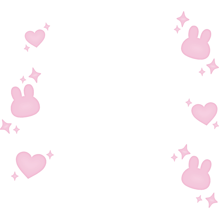 [EMISSIVE] Cute Glowing Emissive Bunny Confetti 