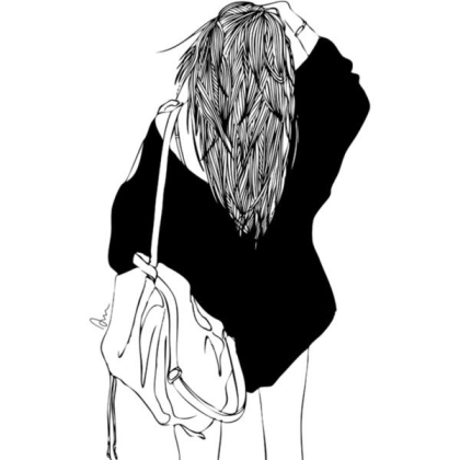 Girl Outline Roblox decal