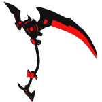 Glowing Red Scythe