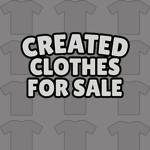 Created clothes for sale