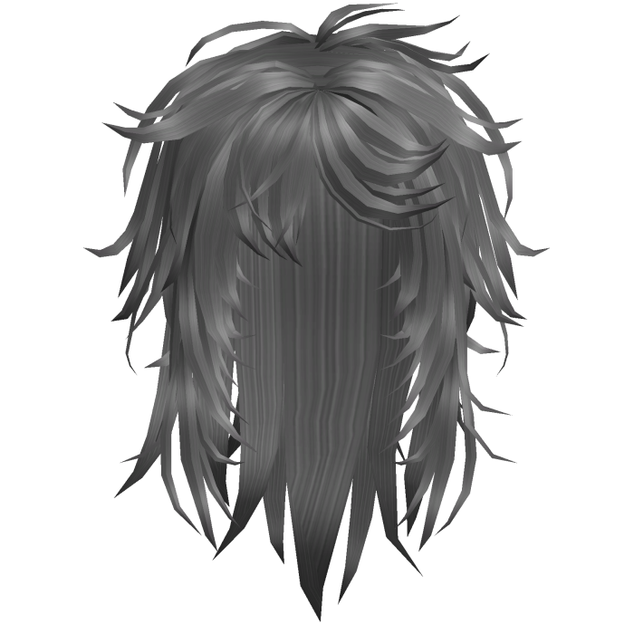 Vkei Long Messy Razor Cut Hair (Gray)