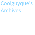 Coolguyque's archives