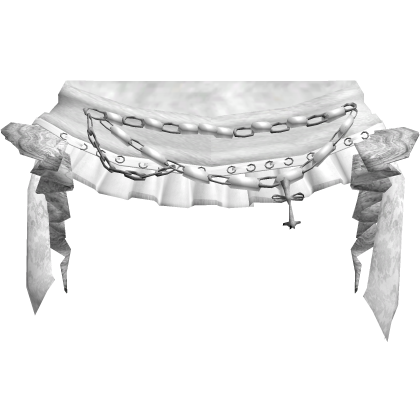 gothic ruffled jirai jellyfish mini skirt white