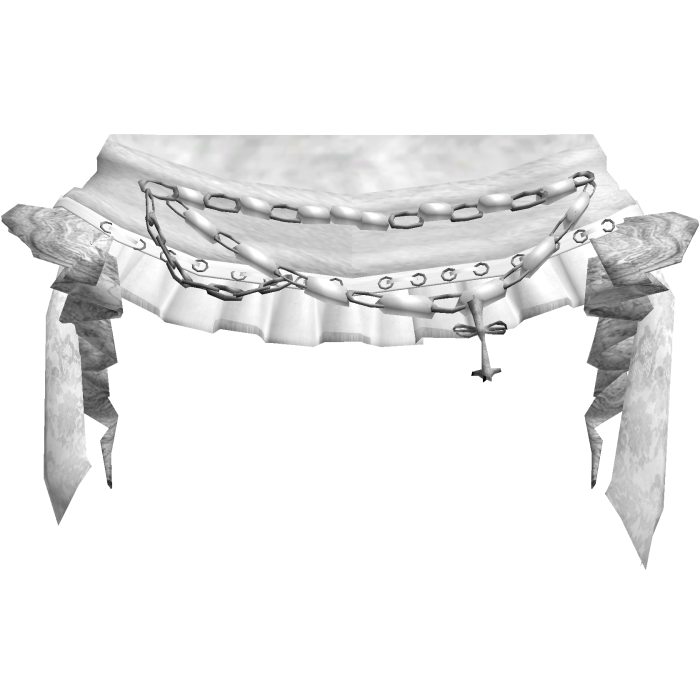 gothic ruffled jirai jellyfish mini skirt white