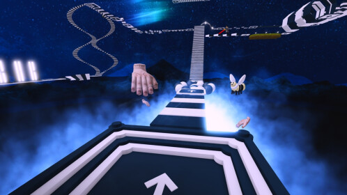 Black and White Obby! 🕷️ 