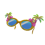Tropical Sakura Sunglasses - gold
