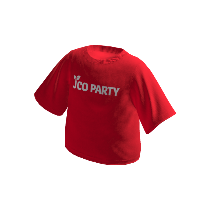 JCO PARTY OVERSIZE RED