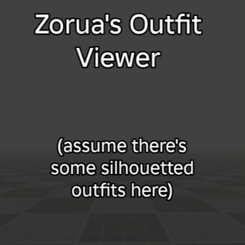 Zorua's Outfit Viewer