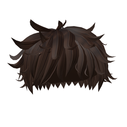 Messy Boy Spikes Hair - Brown  Roblox item