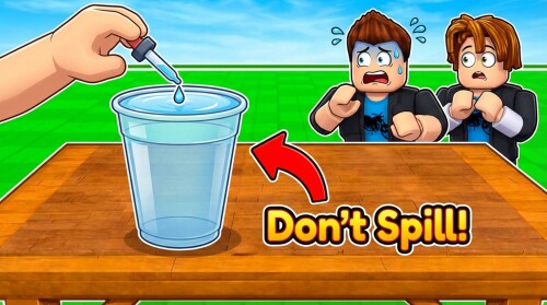 [💧] 水をこぼさないでください！