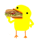 duck eat sandwich