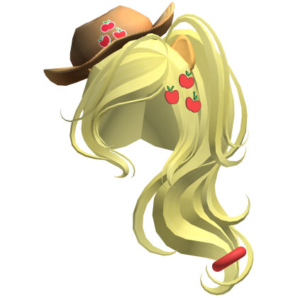 Applejack MLP Ponytail Hair Roblox item