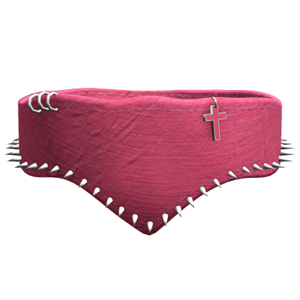 y2k pink spiked emo face mask Roblox item