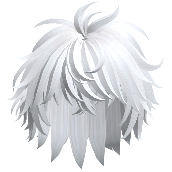 Alt Messy Shaggy Spiky Hair (White)