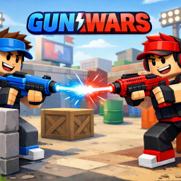 red vrs blue gun wars