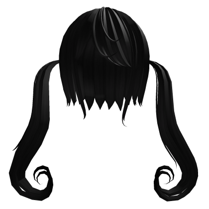 cute black moe pigtails