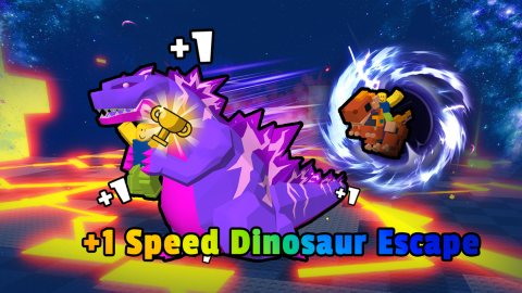 Script Dinosaur Outrun Primal Stampede Trail Prehistoric - 【UPD】+1 Speed Dinosaur Escape script preview