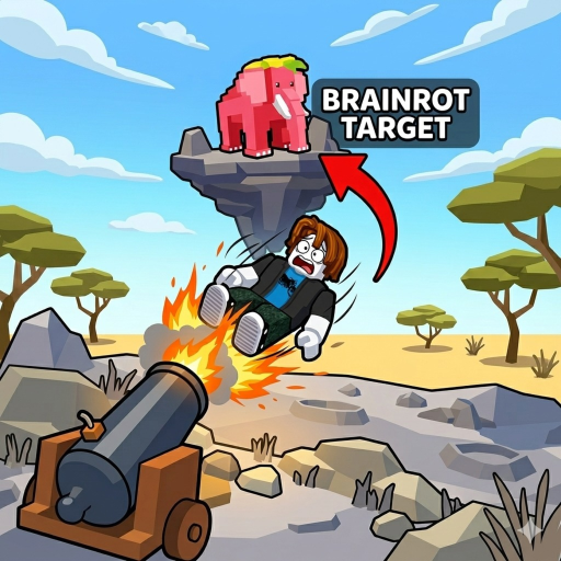 Launch Cannon For Brainrots