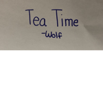 Tea Time Wolf