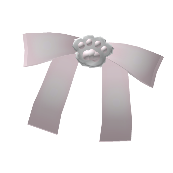 ♡ ⋮ dainty paw bow in pink