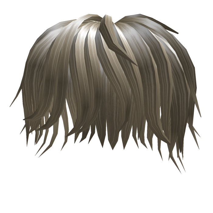 Blonde Vkei emo messy hair
