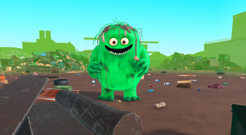 🤢TRASH MONSTER OBBY! (OBBY)