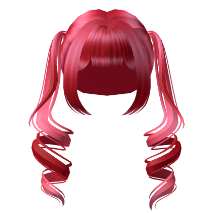 Red Kawaii Drill Pigtails thumbnail