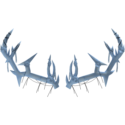 Light Blue Blossom Antlers