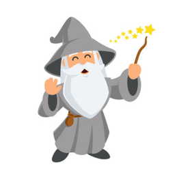 wizard and witch hang out