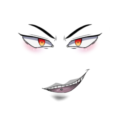 Gender-neutral Anime Face - Rockstar Roblox decal