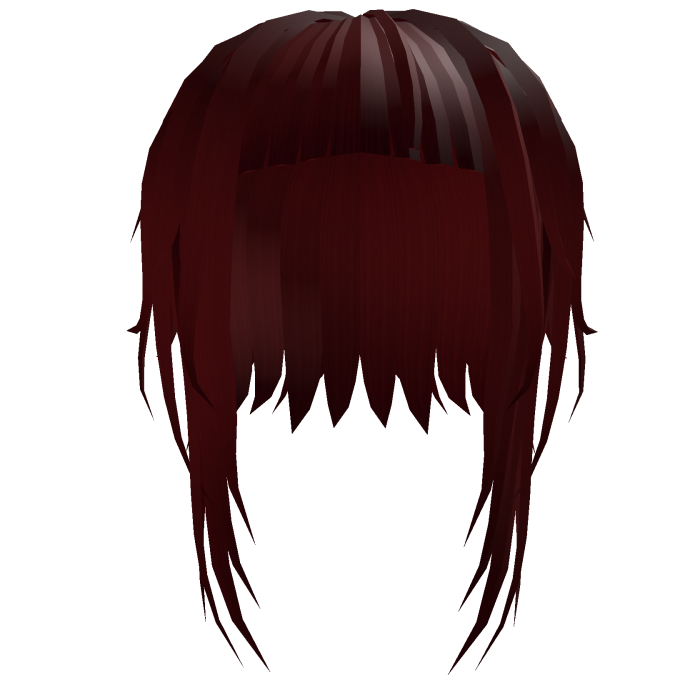 Video Game Girl Hair Red