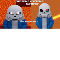 Littletale VS Bigtale sans sad epic story!111!!!1!