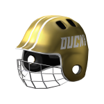 Gold Baseball Helmet